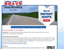 Tablet Screenshot of bravomexinsure.com